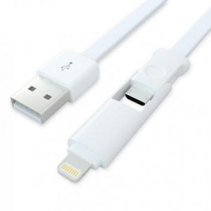 Remax 2 in 1 Lightning and Micro USB Combo Cable
