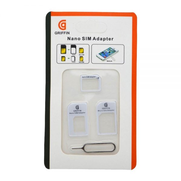 Griffin Nano Sim and Micro Sim adapter with ejector tool