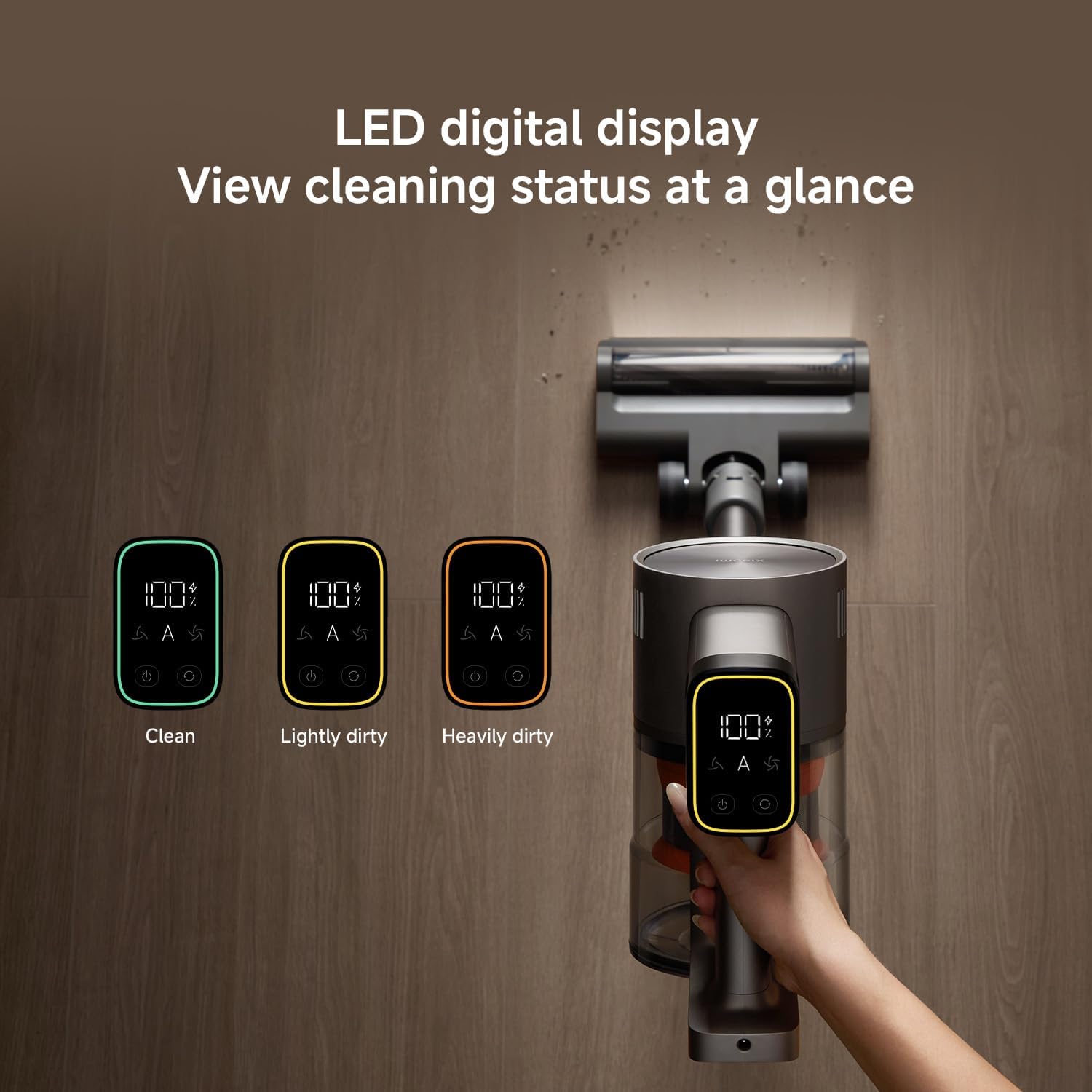 نمایشگر LED هوشمند با تغییر رنگ بر اساس میزان گردوغبار