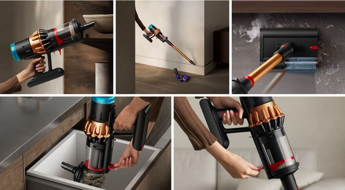شستشوی کف با Dyson Submarine